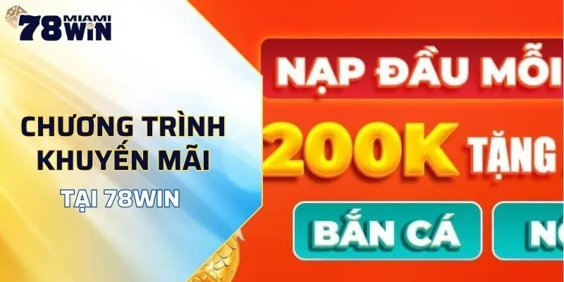 Sự kiện khuyến mãi khi đăng nhập 78WIN